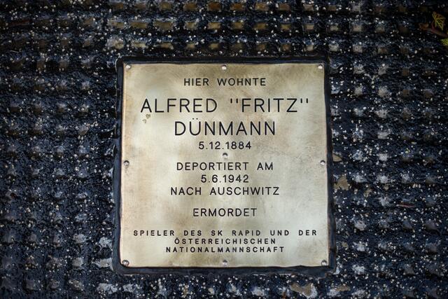 Alfred Dünmann war in der Frühphase von Rapid als Spieler im Einsatz.