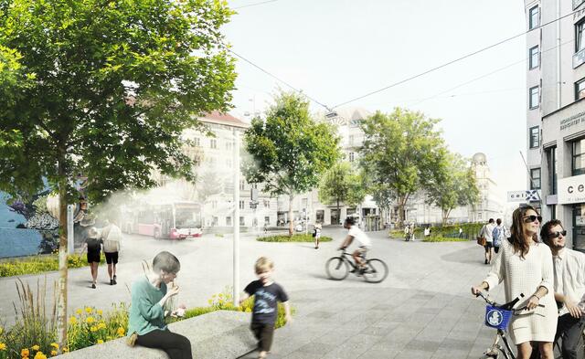 So wäre die Vorstellung der Grünen Mariahilf.