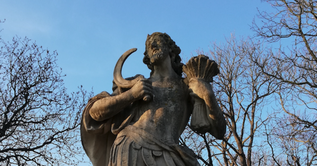 Der Heilige Donatus im Engelbert-Schliemann-Park.