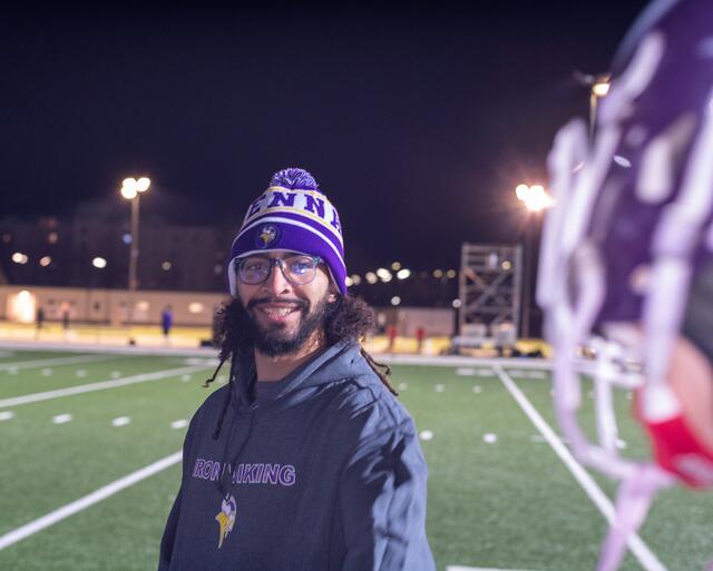 Football-Profi Eystin Salum ist der neue Quarterback der Dacia Vikings und bereit, dem Team zu vielen Siegen zu verhelfen. | Foto: Peter Kramberger