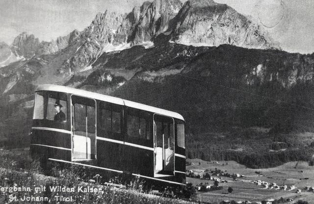 Seitenansicht Standseilbahn. | Foto: Jöchler
