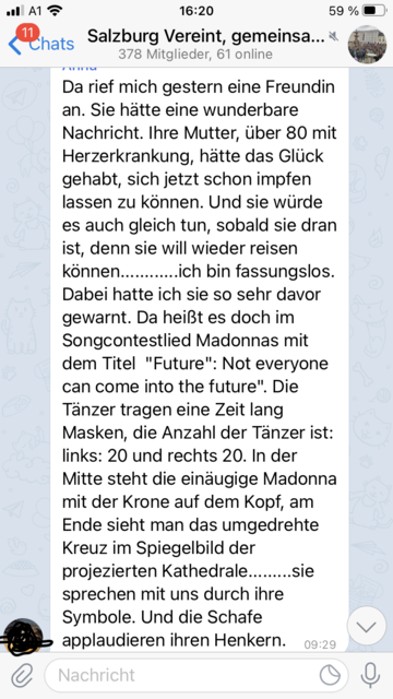 "Es sind nicht alle Corona-Leugner, es sind keine Aluhutträger. Es sind Menschen, die mit Intelligenz geboren sind und denken können.", sagt Thomas Schaurecker, der sich selbst ärgert, wenn Demonstranten Verschwörungstheorien verbreiten.  | Foto: Screenshot: sm