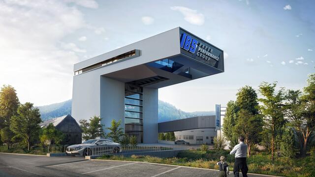 So wird der fertige IBS Tower aussehen.