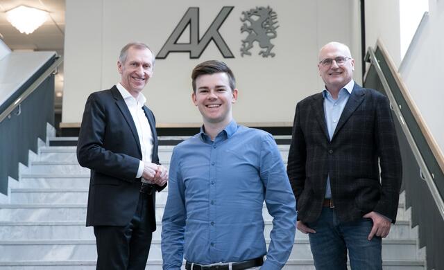 Bilanz über das „Corona-Jahr“ 2020: AK-Präsident Josef Pesserl, Außenstellenleiter Michael Kreimer und Direktor Wolfgang Bartosch (v.l.).  | Foto: Graf-Putz/AK