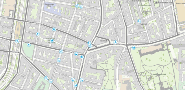 Viele Ideen wurden bereits in die Karte eingetragen.