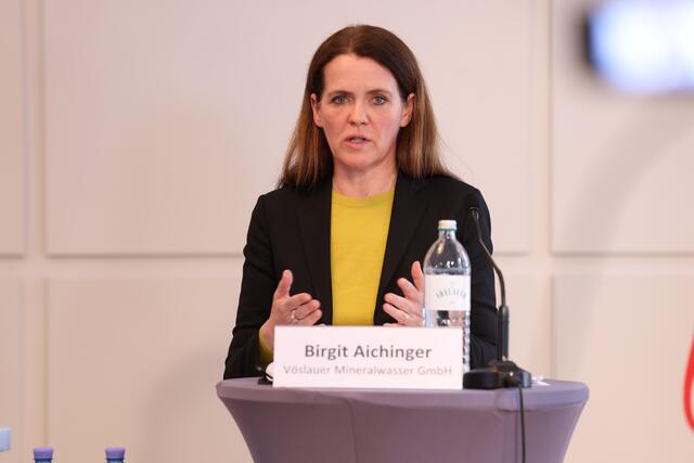 Birgit Aichinger, Geschäftsführerin von Vöslauer