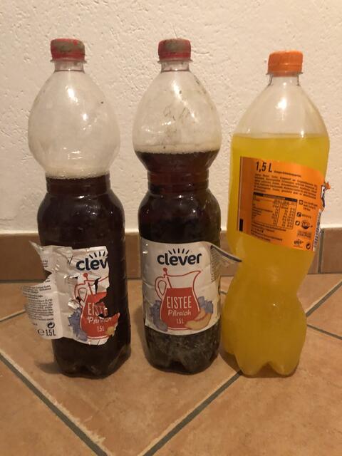"Was mich besonders ärgert ist, dass ich jeden Tag auf der Strecke von Niederzirking nach Haid mindestens ein bis zwei RedBull-Dosen und zwei- bis dreimal pro Woche fast ganz volle 1,5 bis 2-Liter-Flaschen Fanta, Clever-Eistee, Mezzomix ... wegräume", schreibt Maria Hunger.