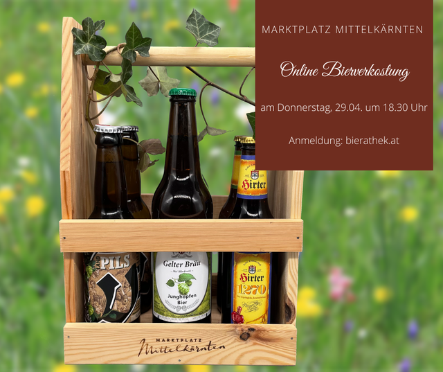 Verkoste in einem Zoom Meeting gemeinsam mit den Braumeistern Christian Gelter - Gelter Bräu , Josef Habich - Wimitzbräu und Nikolaus Riegler - Hirter Bier