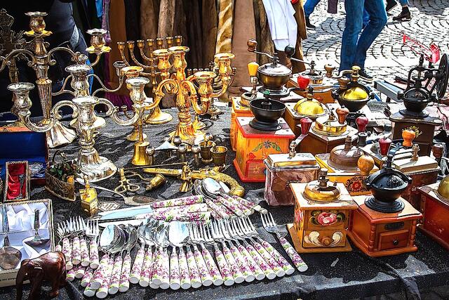 Beim Flohmarkt der Pfarre Strebersdorf gibt es immer ein großes Angebot. | Foto: Pixabay