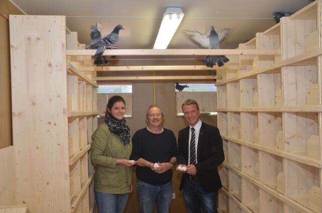 Der Taubenschlag im O-Dorf bei der Eröffnung im Jahr 2016. | Foto: IKM