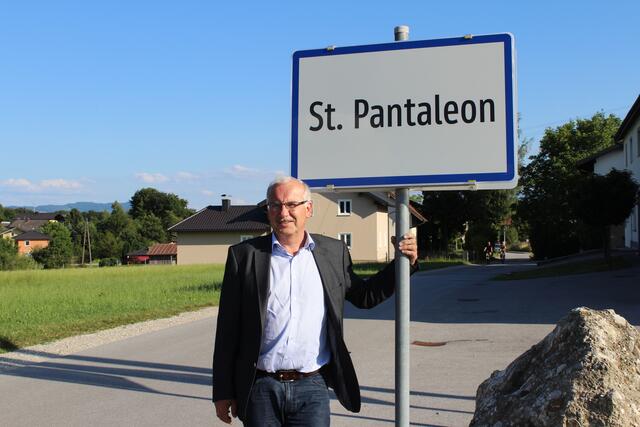 David Valentin stellt sich 2021 der Wiederwahl zum Bürgermeister in St. Pantaleon.