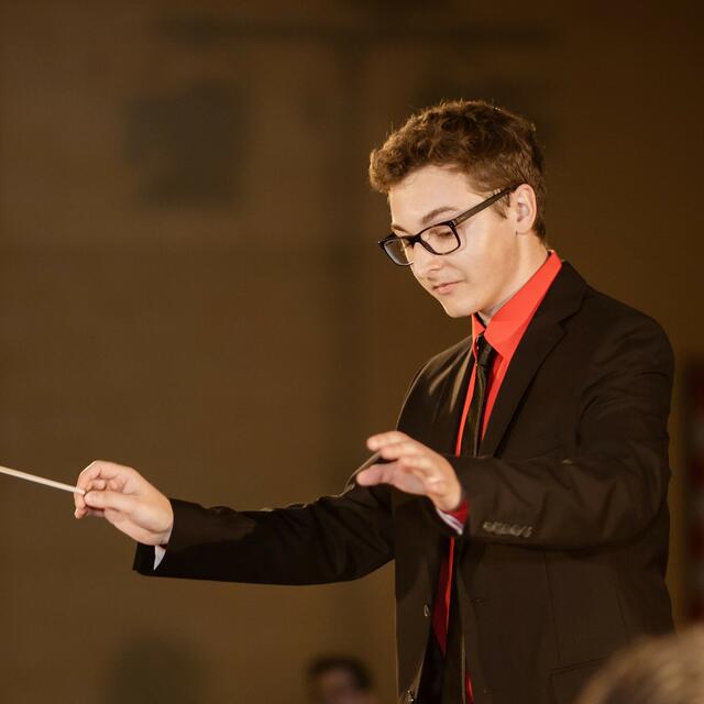 Mit seiner Komposition "Mit Opa unterwegs" holte sich Florian Lindinger den zweiten Platz beim Kompositionswettbewerb des ÖBV. | Foto: Daniel Kaufmann