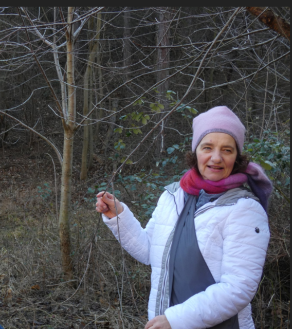 Tamara Loitfellner bei einer ihrer Kräuterwanderungen