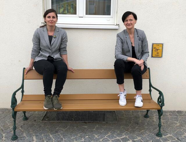 Von links: Nicole Keplinger-Sitz (Grüne) und Sabine Schatz (SPÖ).