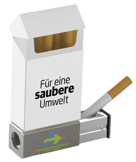 Praktisch: Der "Tschickaschenbecher"