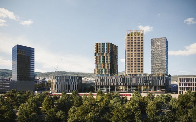 So soll die Bebauung der Nestle-Gründe einmal aussehen. | Foto: Prochazka/Riepl/Zucchi