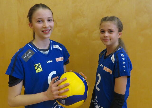 Katharina und Marlene Katter: Ob Volleyball oder Schach. Die beiden Leibnitzerinnen sind sehr talentiert. | Foto: Schlatte