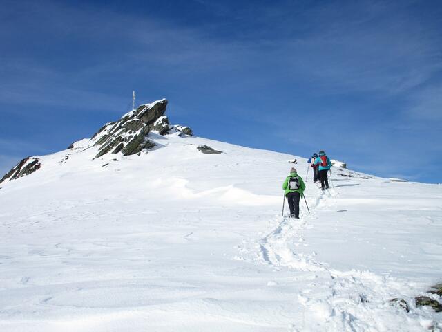 Der Start des ersten Koralpenlaufes erfolgte 1949 am Loskogel. Das Foto aus dem Jahr 2015 wurde bei einer Schneeschuhwanderung aufgenommen.