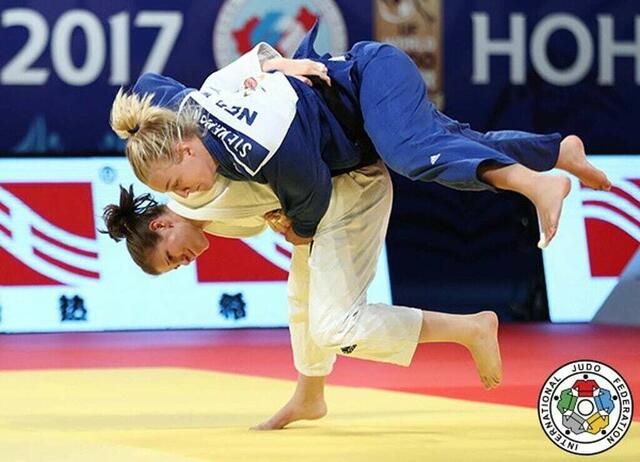 Die 28-jährige Bernadette Graf holt bei der Judo-EM in Lissabon ihre fünfte EM-Bronze. | Foto:  Judo Ferderation