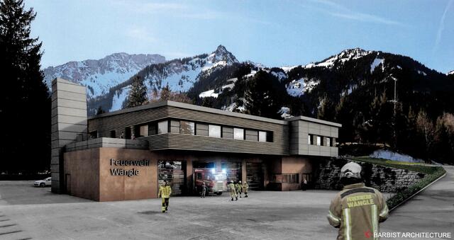 Diese Visualisierung des Feuerwehrzentrums stellte Bgm. Müller den Bezirksblätter für die Ortsreportage zur Verfügung.