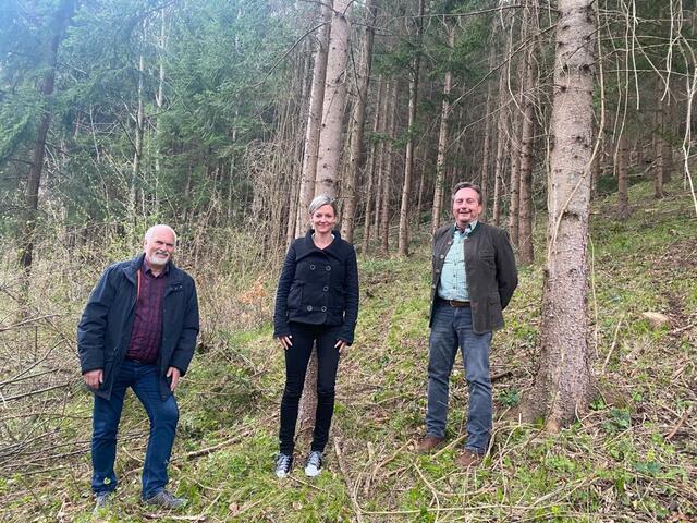 Kurt Wittmann, Bärbel Schwaiger und Dietmar Limberger freuen sich auf das Projekt. | Foto: Foto: Gde. Rabenstein