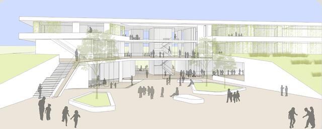 Bis 2023 wird der Heidemarie-Lex-Nalis-Campus fertig. | Foto: POS Architekten