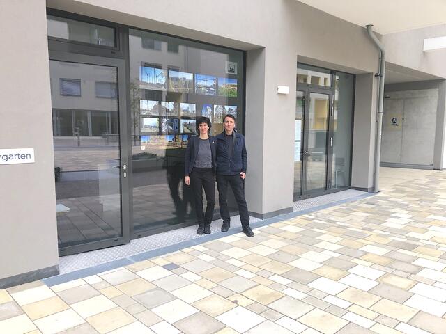 Christine Müller und Dieter Mattersdorfer sind mit ihrem Nachbarschaftsverein auch während des Lockdowns für andere da.