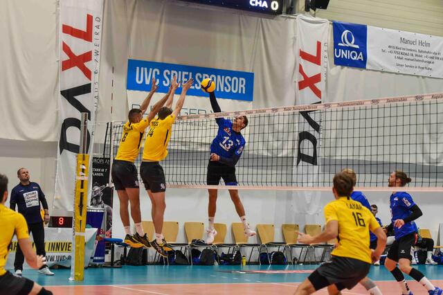 Das Ziel der Rieder Volleyballer: Platz fünf in der Bundesliga!