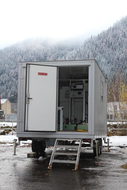 Der Messcontainer wird weiterhin in der Region im Einsatz sein.
