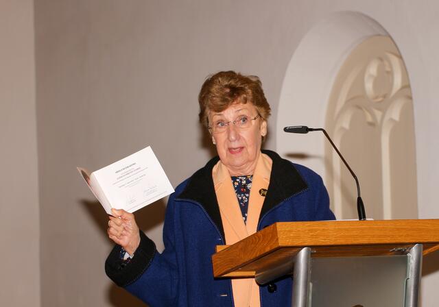 Museumsleiterin Ulrike Eichmeyer-Schmid wurde im Gottesdienst gewürdigt.