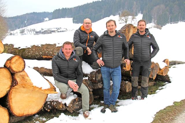 Ulrich, Josef, Richard und Wolfgang Haselsteiner.