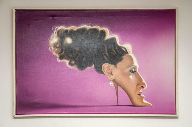 Humorvolle Porträts sind die Spezialität des Brigittenauer Künstlers Bernd Ertl. | Foto: Wolfgang Unger