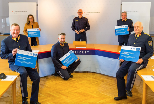 Franz Übergänger, Katja Tersch, Anton Hörhager, Edelbert Kohler, Günther Salzmann, Thomas Schönnach | Foto: LPD Tirol