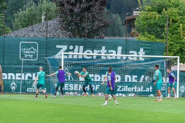 Die Profimannschaft von Werder Bremen trainiert vom 14. bis 23. Juli 2021 im Zillertal.