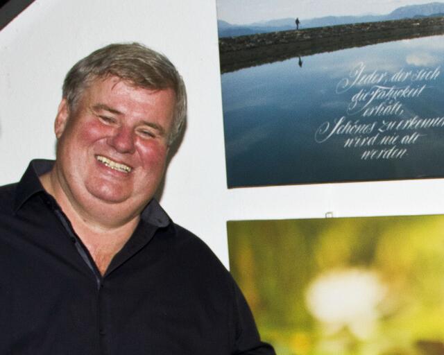 Kalligraph, Künstler und Musiker Heinz Grünauer
