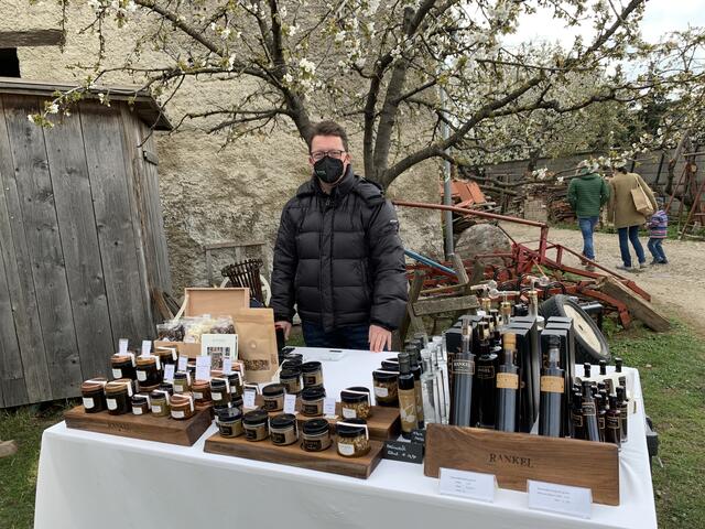 Regionale Produkte, wie hier von Bernhard Rankel, warten auf die Besucher