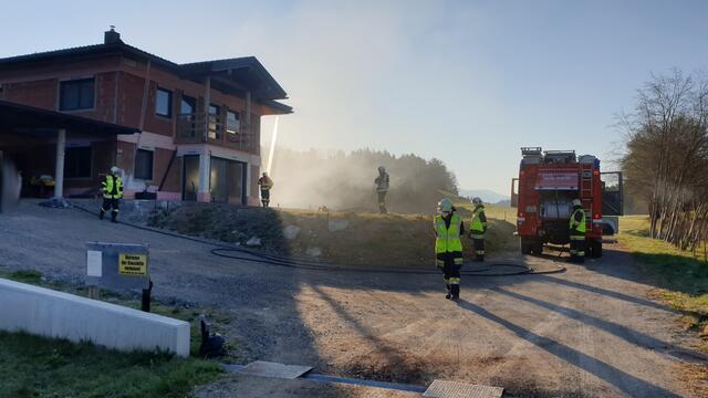 Brand in Lendorf heute morgen.