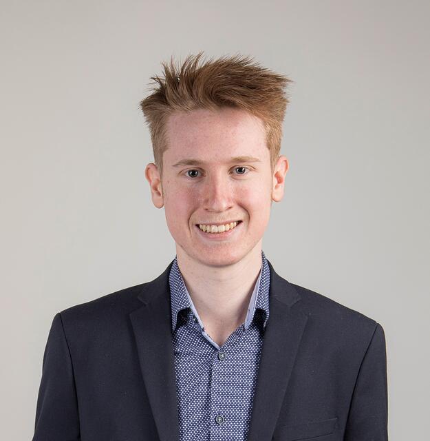 Tim Gmeinbauer aus St. Florian arbeitete im Siegerteam für den Neubau eines Wohnhauses in der Linzer Schubertstraße mit.