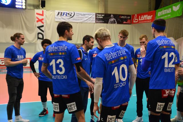 Die Volleyballer des UVC Weberzeile Ried.