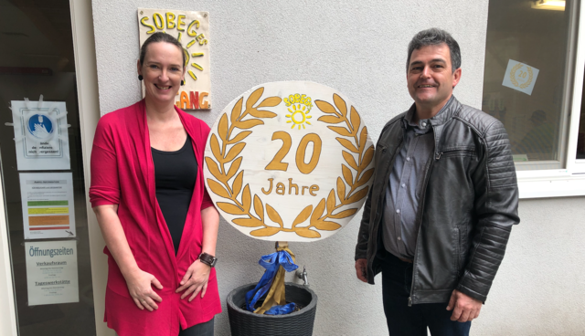 Die Geschäftsführer Christa Schantl und Franz Schwarz freuen sich über das 20-jährige Jubiläum.