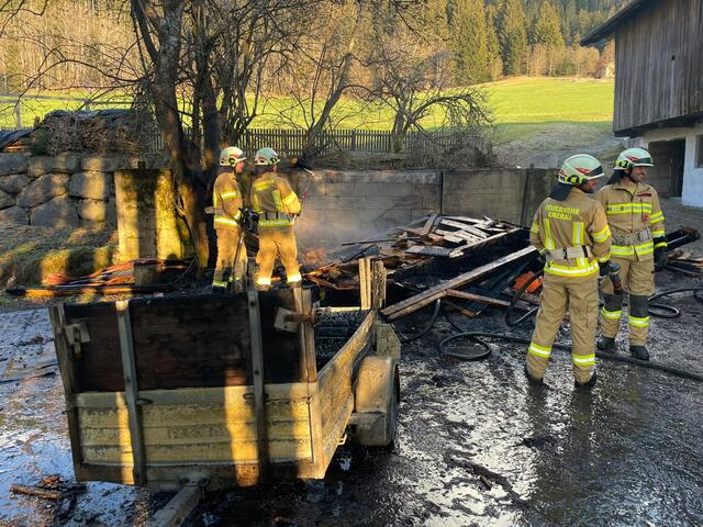 Verletz wurde bei dem Brand zum Glück niemand.