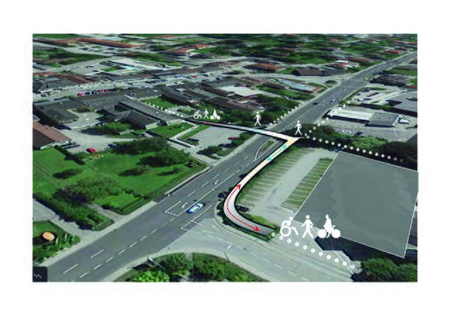 Das Überqueren der Bundesstraße B138 ist in Kirchdorf ein zentrales Problem. Hilfreich könnte etwa eine Überführung sein. | Foto: Christoph und Gregor Radinger