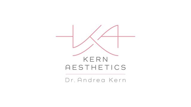 Das moderne Design spiegelt sich auch in dem Logo der Praxis wider. | Foto: Kern Aesthetics