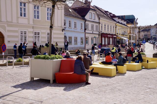 Die Bilder der Protestkundgebung in der Melker Innenstadt.