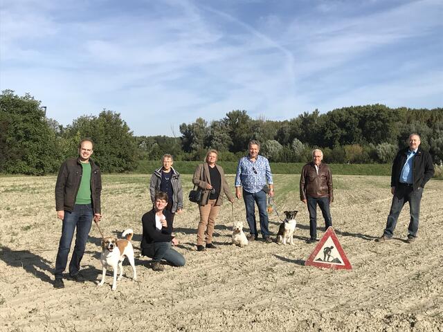 Hier entsteht die Hundebegegnungszone. (c) Gemeinde STAW