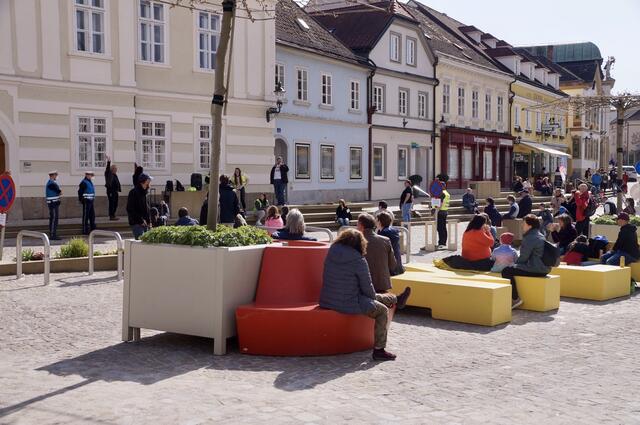 Die Bilder der Protestkundgebung in der Melker Innenstadt.