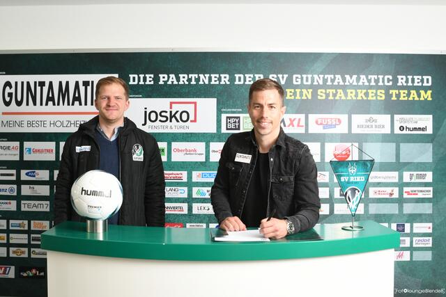 SVR-Sportkoordinator Wolfgang Fiala und Stefan Nutz.