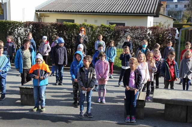 Die Volksschüler hatten ihre Erfahrungen für die Erstellunbg des Planes eingebracht. | Foto: Wutte