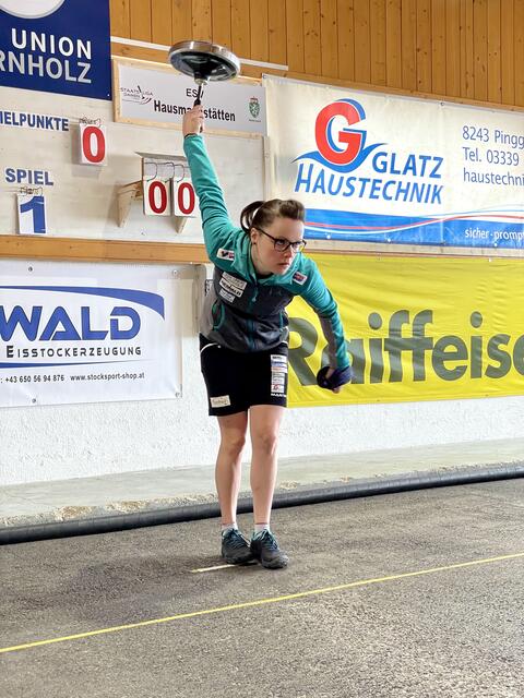 Simone Steiner präsentierte sich wieder in Topform.