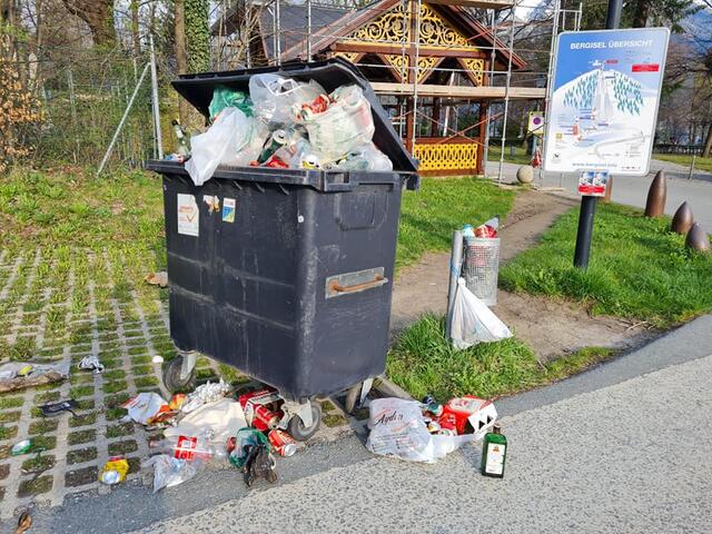 Müllberger am Bergiselweg und in der Sillschlucht verärgern.